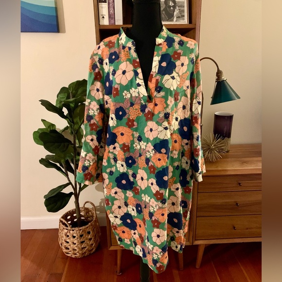 Trovata Dresses & Skirts - Trovata California Birds of Paradis Floral Dress Size L